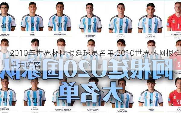 2010年世界杯阿根廷球员名单,2010世界杯阿根廷主力阵容