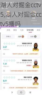 湖人对掘金cctv5,湖人对掘金cctv5播吗