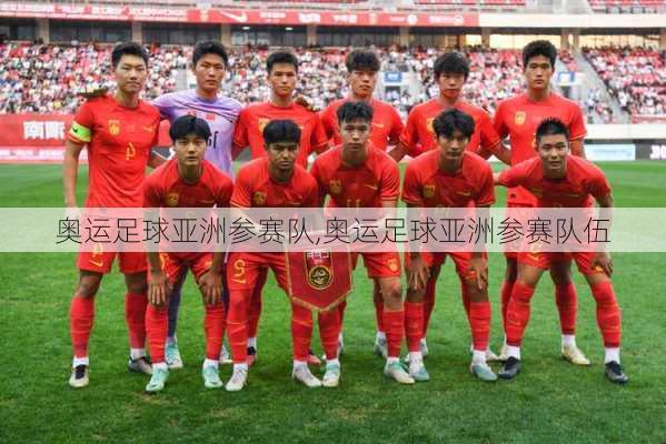 奥运足球亚洲参赛队,奥运足球亚洲参赛队伍