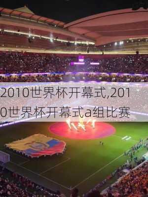 2010世界杯开幕式,2010世界杯开幕式a组比赛