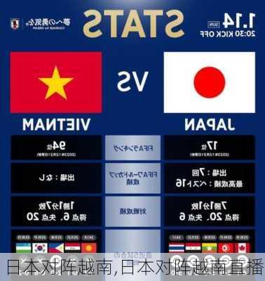 日本对阵越南,日本对阵越南直播