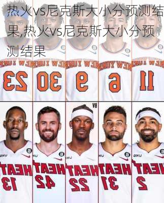 热火vs尼克斯大小分预测结果,热火vs尼克斯大小分预测结果