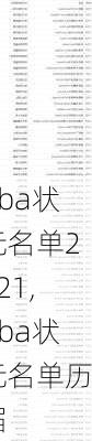 nba状元名单2021,nba状元名单历届