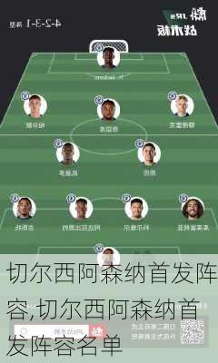 切尔西阿森纳首发阵容,切尔西阿森纳首发阵容名单