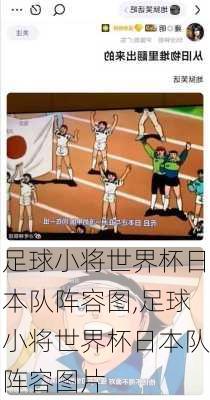 足球小将世界杯日本队阵容图,足球小将世界杯日本队阵容图片