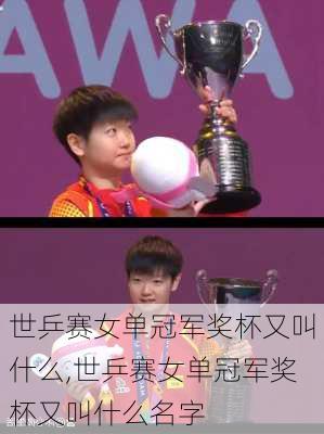 世乒赛女单冠军奖杯又叫什么,世乒赛女单冠军奖杯又叫什么名字