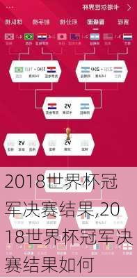 2018世界杯冠军决赛结果,2018世界杯冠军决赛结果如何