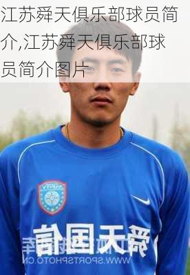 江苏舜天俱乐部球员简介,江苏舜天俱乐部球员简介图片