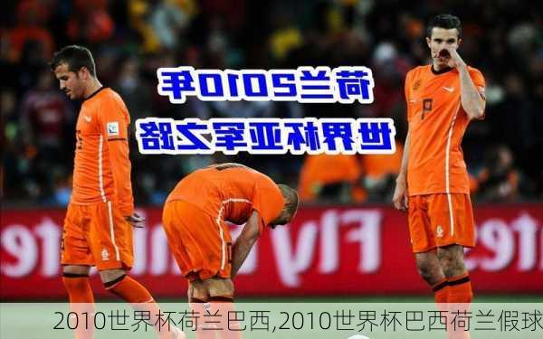 2010世界杯荷兰巴西,2010世界杯巴西荷兰假球