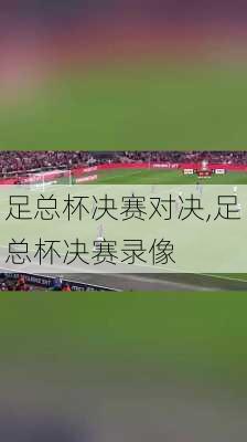 足总杯决赛对决,足总杯决赛录像