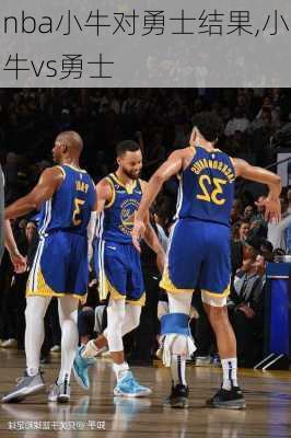 nba小牛对勇士结果,小牛vs勇士