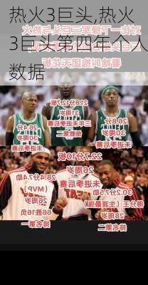 热火3巨头,热火3巨头第四年个人数据