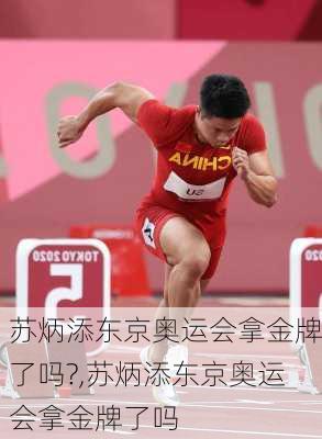 苏炳添东京奥运会拿金牌了吗?,苏炳添东京奥运会拿金牌了吗