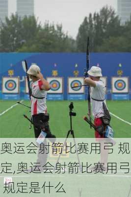 奥运会射箭比赛用弓 规定,奥运会射箭比赛用弓 规定是什么
