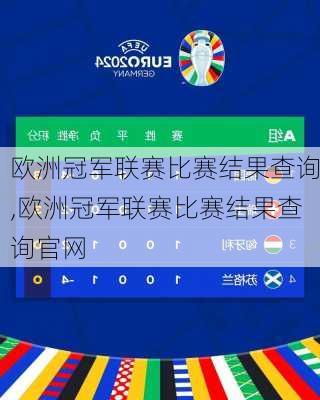 欧洲冠军联赛比赛结果查询,欧洲冠军联赛比赛结果查询官网