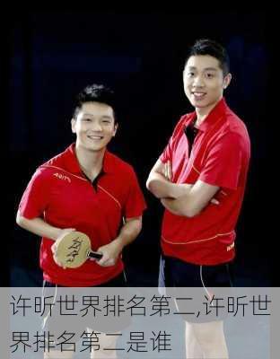许昕世界排名第二,许昕世界排名第二是谁