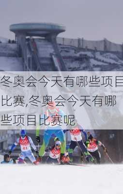 冬奥会今天有哪些项目比赛,冬奥会今天有哪些项目比赛呢