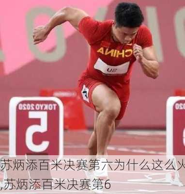 苏炳添百米决赛第六为什么这么火,苏炳添百米决赛第6