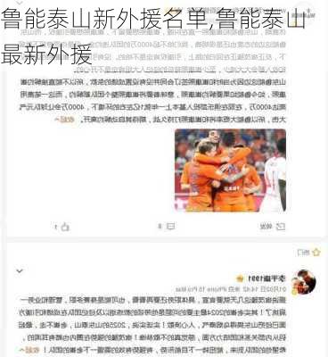 鲁能泰山新外援名单,鲁能泰山最新外援