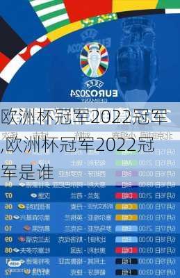 欧洲杯冠军2022冠军,欧洲杯冠军2022冠军是谁