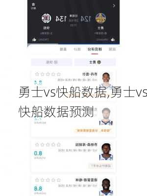 勇士vs快船数据,勇士vs快船数据预测