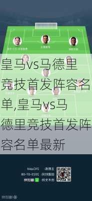 皇马vs马德里竞技首发阵容名单,皇马vs马德里竞技首发阵容名单最新