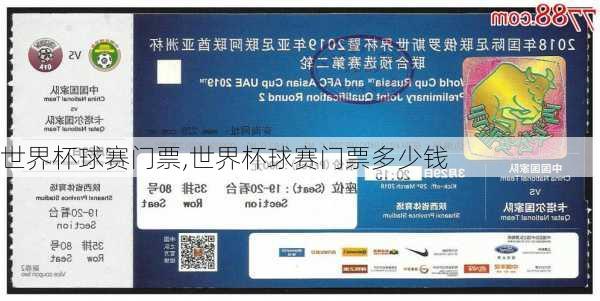 世界杯球赛门票,世界杯球赛门票多少钱
