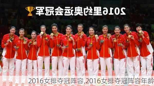 2016女排夺冠阵容,2016女排夺冠阵容年龄