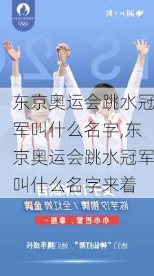东京奥运会跳水冠军叫什么名字,东京奥运会跳水冠军叫什么名字来着