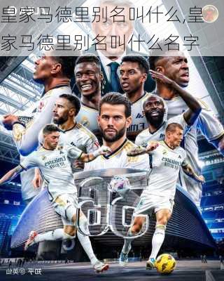 皇家马德里别名叫什么,皇家马德里别名叫什么名字