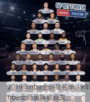 2019年nba全明星名单,19年nba全明星阵容首发
