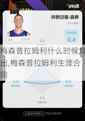 梅森普拉姆利什么时候复出,梅森普拉姆利生涯合同
