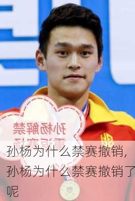 孙杨为什么禁赛撤销,孙杨为什么禁赛撤销了呢