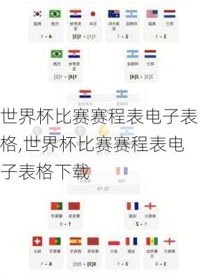 世界杯比赛赛程表电子表格,世界杯比赛赛程表电子表格下载