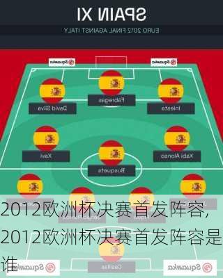2012欧洲杯决赛首发阵容,2012欧洲杯决赛首发阵容是谁