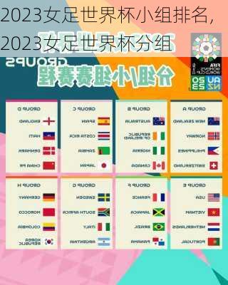 2023女足世界杯小组排名,2023女足世界杯分组