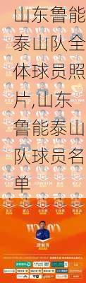 山东鲁能泰山队全体球员照片,山东鲁能泰山队球员名单