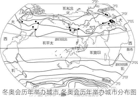 冬奥会历年举办城市,冬奥会历年举办城市分布图