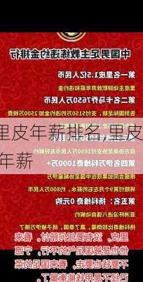 里皮年薪排名,里皮 年薪