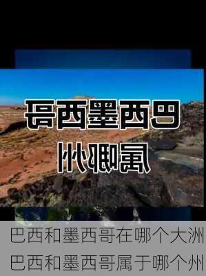 巴西和墨西哥在哪个大洲,巴西和墨西哥属于哪个州