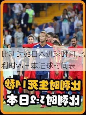 比利时vs日本进球时间,比利时vs日本进球时间表