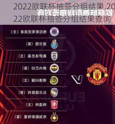 2022欧联杯抽签分组结果,2022欧联杯抽签分组结果查询