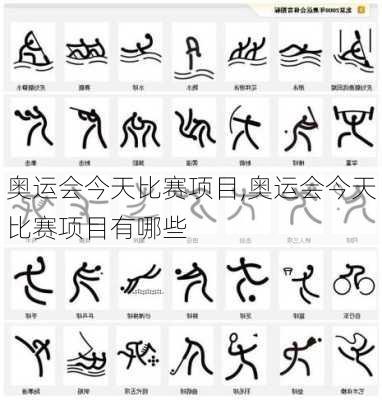 奥运会今天比赛项目,奥运会今天比赛项目有哪些
