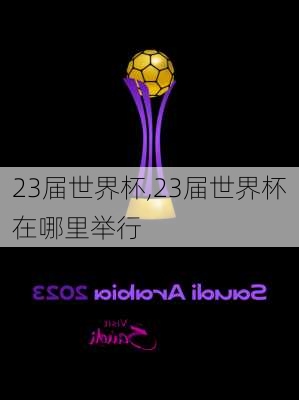 23届世界杯,23届世界杯在哪里举行