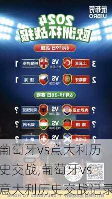 葡萄牙vs意大利历史交战,葡萄牙vs意大利历史交战记录