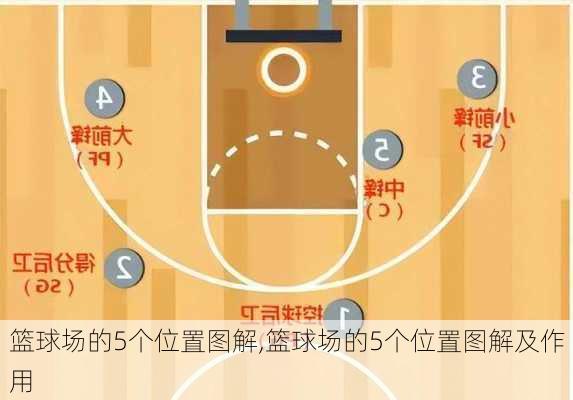 篮球场的5个位置图解,篮球场的5个位置图解及作用