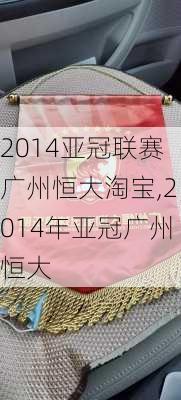 2014亚冠联赛广州恒大淘宝,2014年亚冠广州恒大