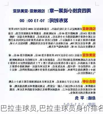 巴拉圭球员,巴拉圭球员身价排名