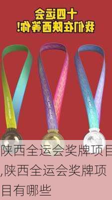 陕西全运会奖牌项目,陕西全运会奖牌项目有哪些