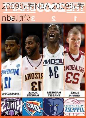 2009选秀NBA,2009选秀nba顺位